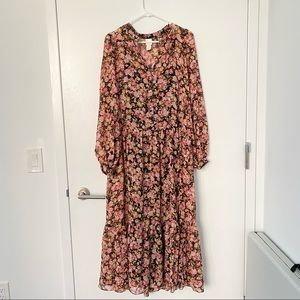 H&M Long Floral Dress